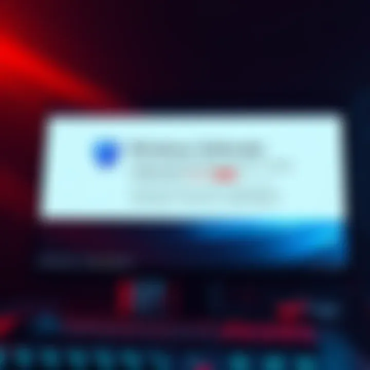 Windows Defender Alert Windows Defender interface showing a warning about a Trojan threat in Exodus software.