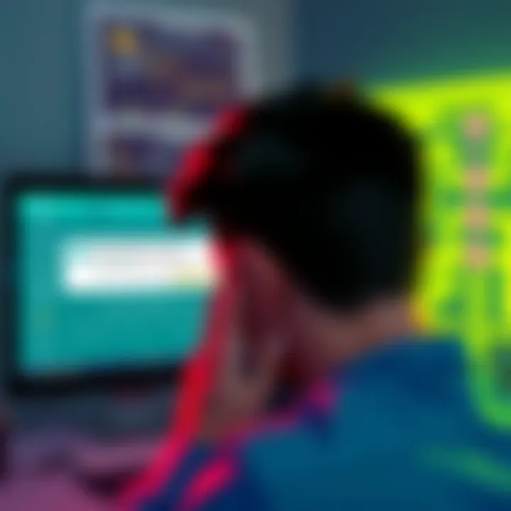 A frustrated person looks at their computer screen showing an error message from Kraken exchange about withdrawal problems.