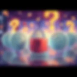 Illustration showing tokens labeled as locked, surrounded by question marks to indicate confusion about their status, representing the WLFI project scam allegations.