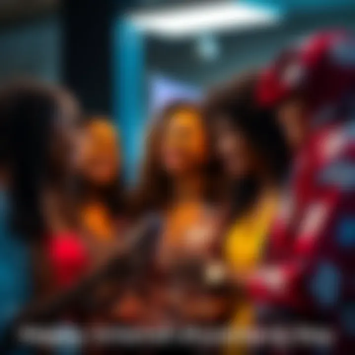 A group of diverse women collaborating and celebrating their achievements in Web3 technology.