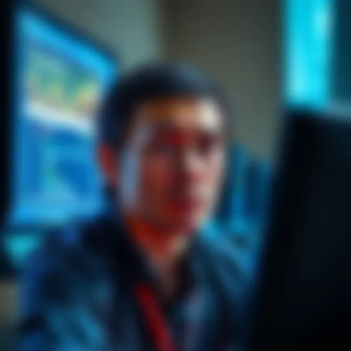 A person appears worried while viewing an online transaction related to cryptocurrency on their computer screen.