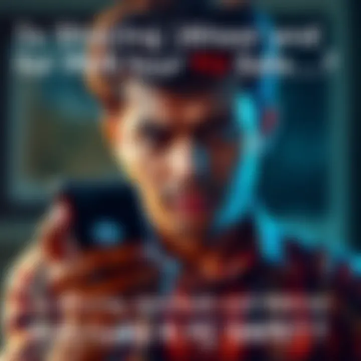 A person looking concerned while holding a smartphone displaying a KYC verification screen