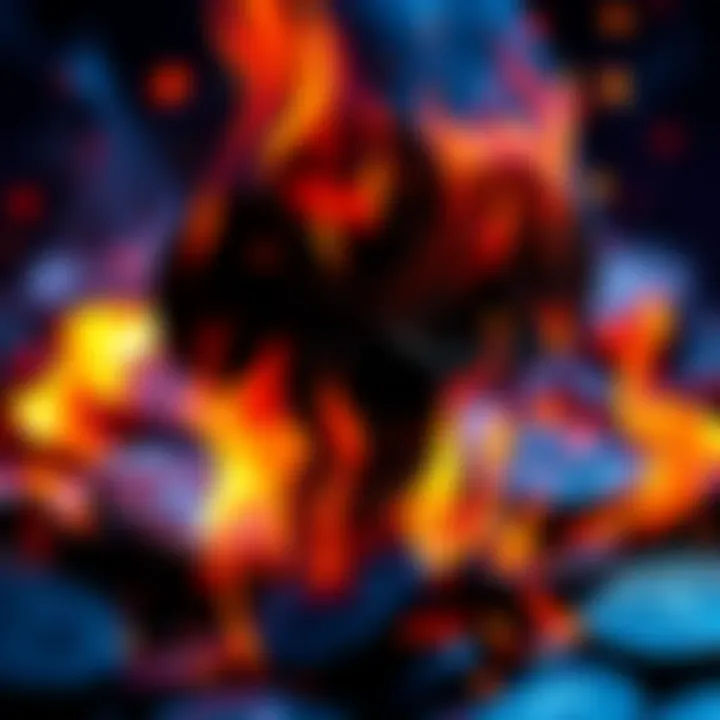 A digital representation of XRP tokens being burned, symbolizing scarcity and market impact amid a lawsuit discussion