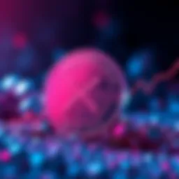 XRP coin shown with a graph indicating upward growth towards $2.50 by 2026