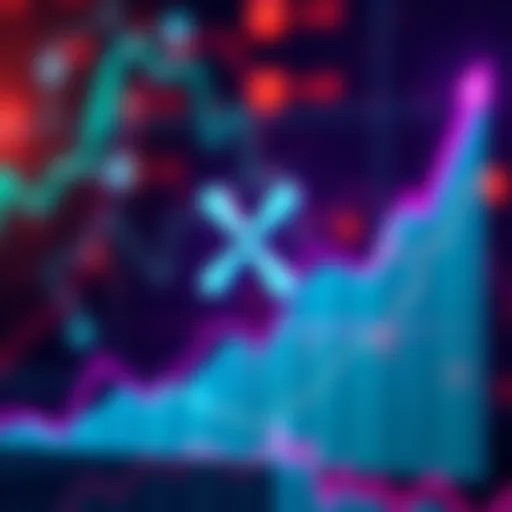XRP logo is shown alongside a graph indicating an upward trend, symbolizing potential growth after recent decline.
