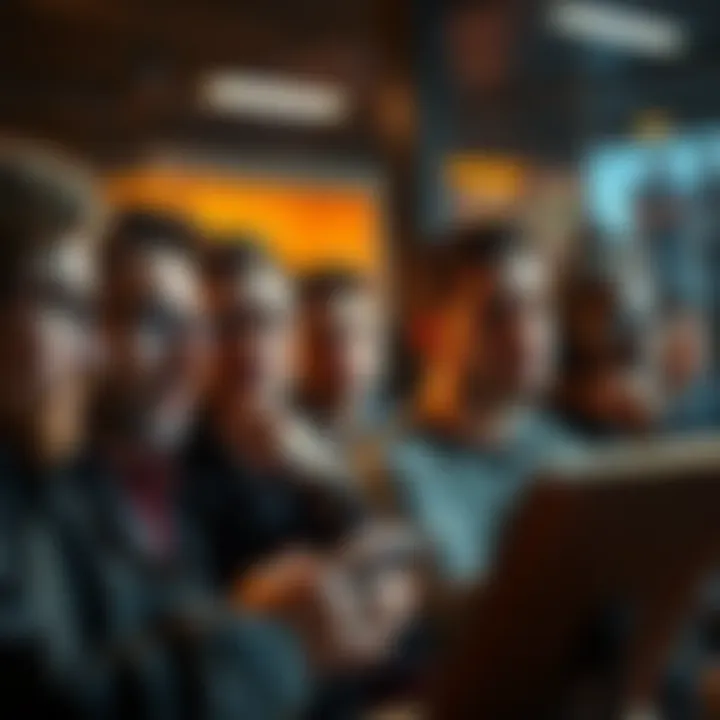 XRP investors sharing their thoughts on forums, some looking frustrated while others remain hopeful, symbolizing the community's resilience