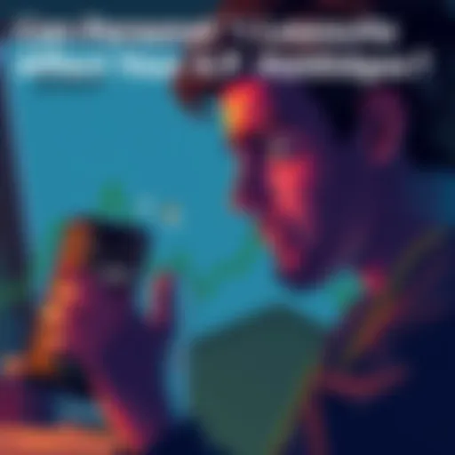 A person looking worried while checking cryptocurrency stats on a smartphone, with XRP logo visible on the screen and court documents in the background.