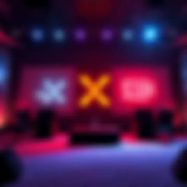 XRP logo with two price tags showing $3.4 and $3.84 in a debate setting