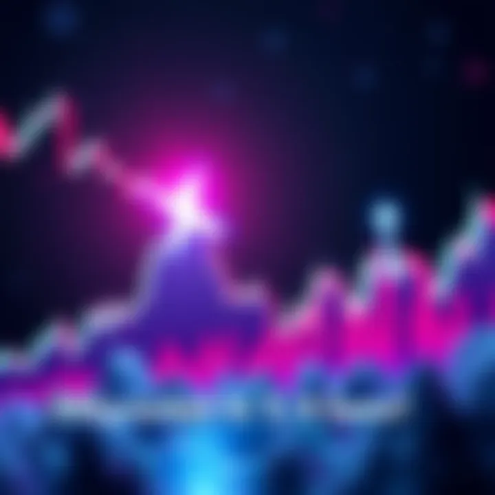 Graph showing XRP price trend with an upward spike, symbolizing potential surge