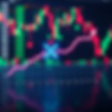 Graph showing a downward trend in XRP transaction volume over one month, with a crypto market background.