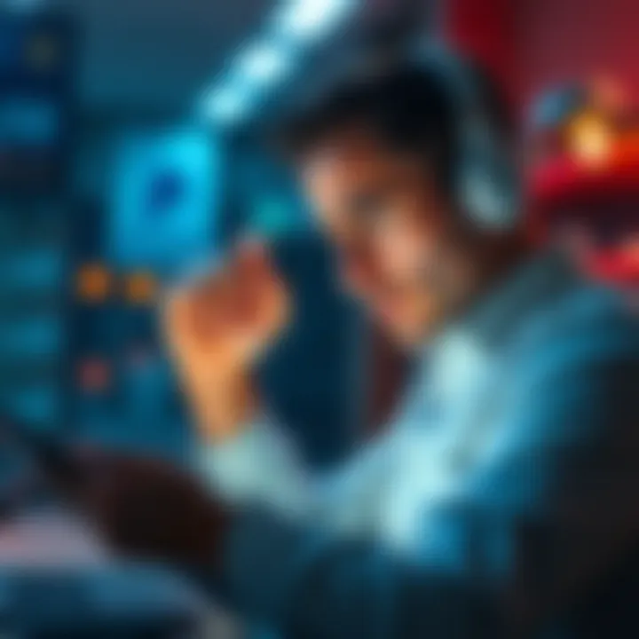 A worried creditor looking at their PayPal account and considering changing banks due to cash payment limits