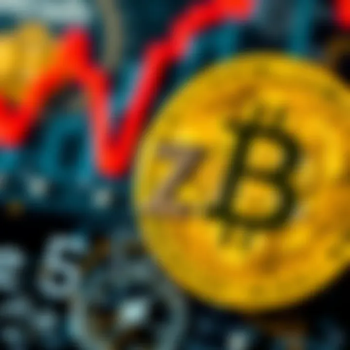 The Zcash logo stands out with a Bitcoin logo fading in the background, symbolizing Zcash's independence from Bitcoin's influence.