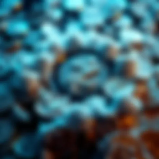 Zcash logo surrounded by frozen coins symbolizing the freezing of private transactions