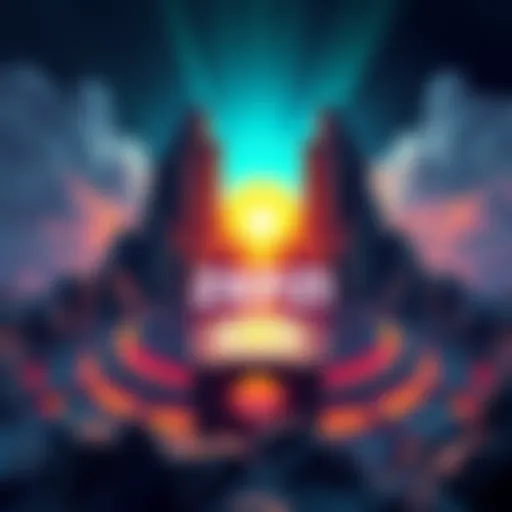 A digital representation of Zepzi's Monolith platform, showcasing a secure and advanced interface for onchain derivatives, with a focus on hashgraph technology.