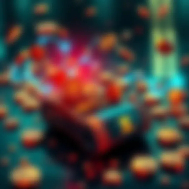 A visual representation of ZKsync recovering stolen tokens after negotiating with a hacker, symbolized by digital tokens being transferred back to ZKsync's wallet.