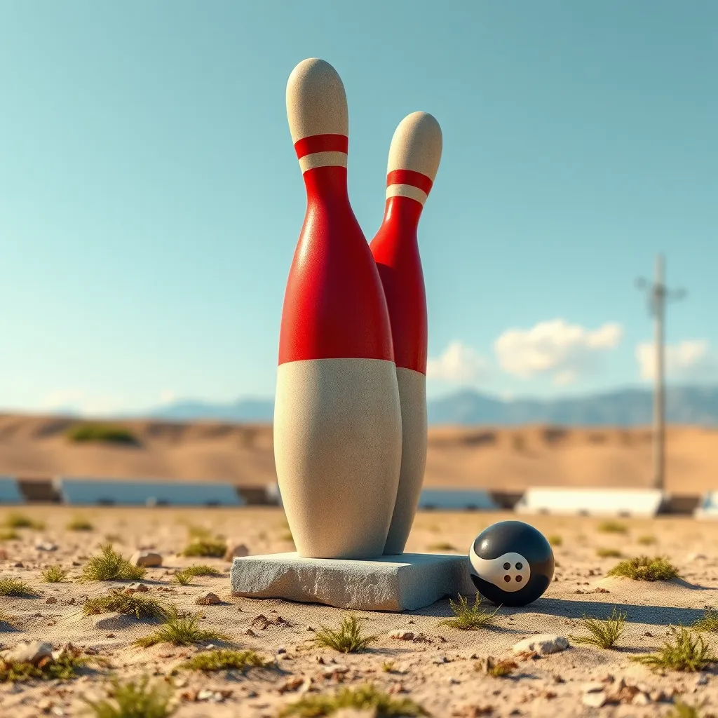 Unexpected Bowling Statue Appears on Land Plot | BlockNuggets